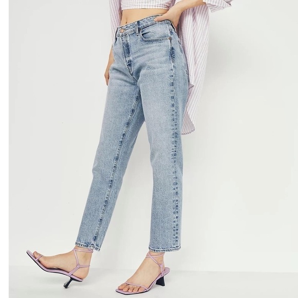 Fidelity Denim Jimi Breaker High-Rise Boyfriend Jeans Breaker 30 Fidelity Denim - Picture 8 of 14